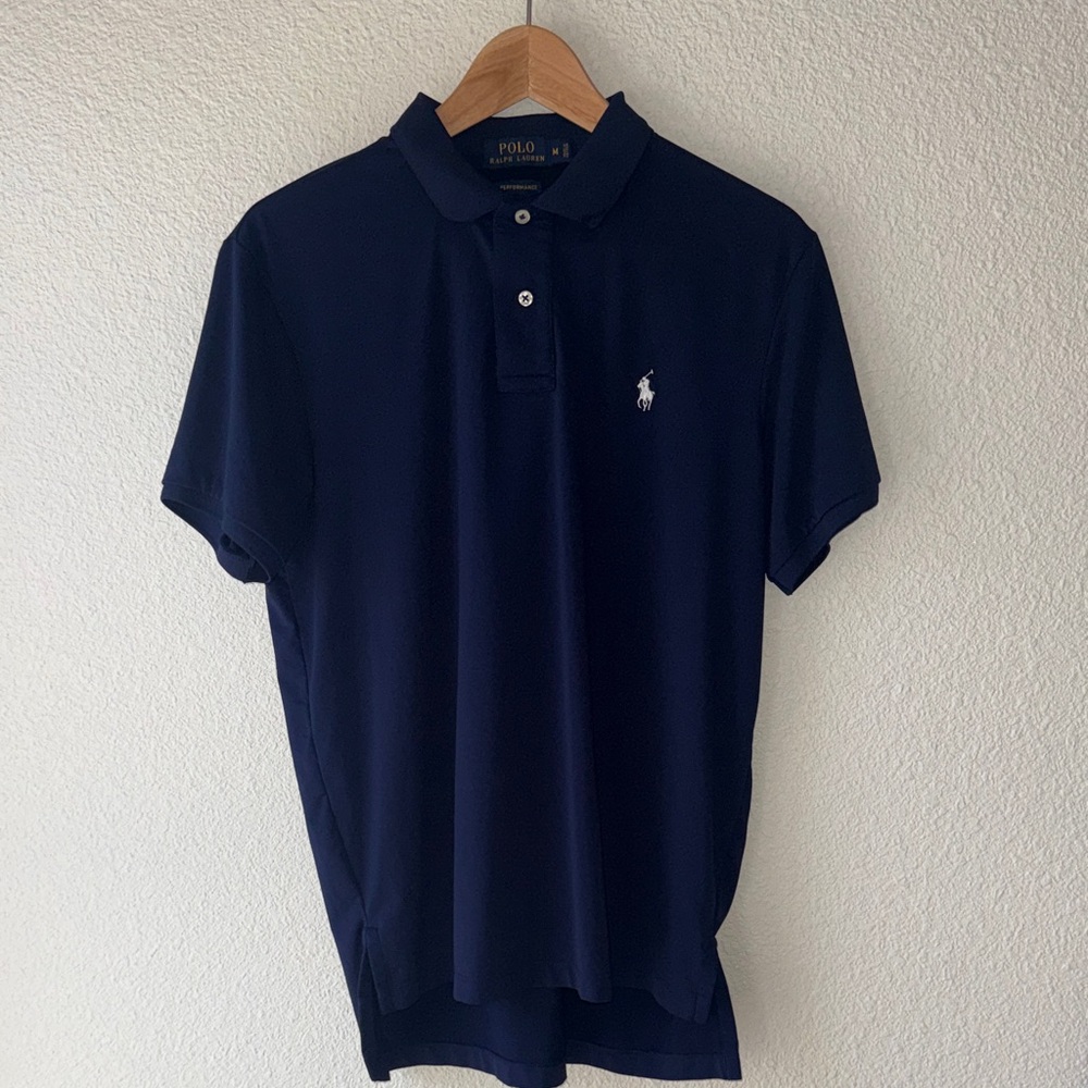 Polo by Ralph Lauren Men's Dark Blue Polo Shirt
